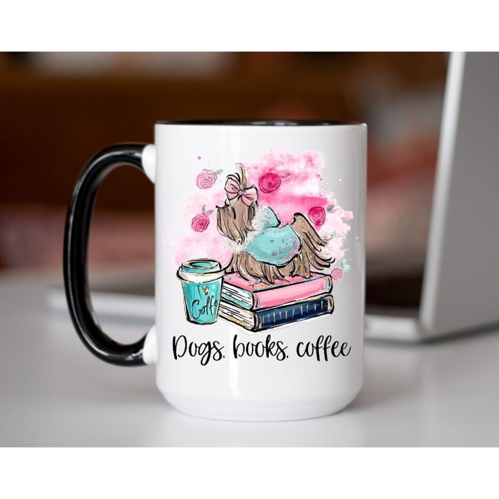 Dogs,‎ Books Coffee Cup, Custom Coffee Mug
